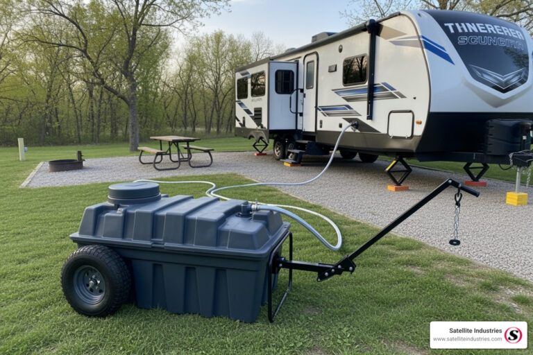 Portable RV Waste Holding Tanks